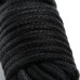 Черная мягкая веревка для бондажа - 5 метров