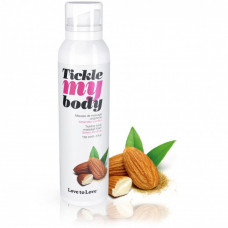Массажная хрустящая пенка Tickle My Body Sweet Almonds с ароматом миндаля - 150 мл.