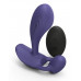 Темно-синий вибромассажер Witty P G Vibrator with Remote Control