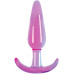 Гладкая фиолетовая анальная пробка Jelly Rancher T-Plug Smooth - 10,9 см.