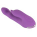 Фиолетовый вибромассажёр для внутренней и наружной стимуляции Purple Vibe G-Spot - 20 см.