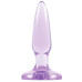 Фиолетовая анальная мини-пробка Jelly Rancher Pleasure Plug Mini - 8,1 см.