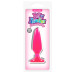 Малая розовая анальная пробка Jelly Rancher Pleasure Plug Small - 10,2 см.