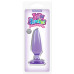 Малая фиолетовая анальная пробка Jelly Rancher Pleasure Plug Small - 10,2 см.