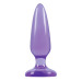 Малая фиолетовая анальная пробка Jelly Rancher Pleasure Plug Small - 10,2 см.