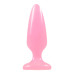 Розовая, светящаяся в темноте анальная пробка Firefly Pleasure Plug Medium Pink - 12,7 см.
