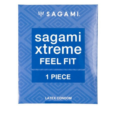 Презерватив Sagami Xtreme Feel Fit 3D - 1 шт.