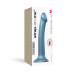 Голубой фаллоимитатор Mono Density Dildo Size M - 16 см.