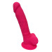 Розовый фаллоимитатор Dildo With Balls 7Inch - 17,7 см.