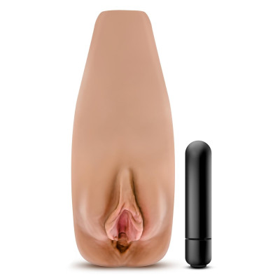 Мастурбатор-вагина с вибрацией Soft   Wet Renata Realistic Tan Masturbator