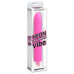 Неоново-розовый вибратор Neon Luv Touch Vibe - 17 см.