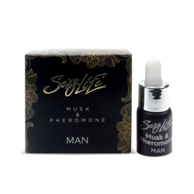 Мужские духи с феромонами Sexy Life Musk Pheromone - 5 мл.