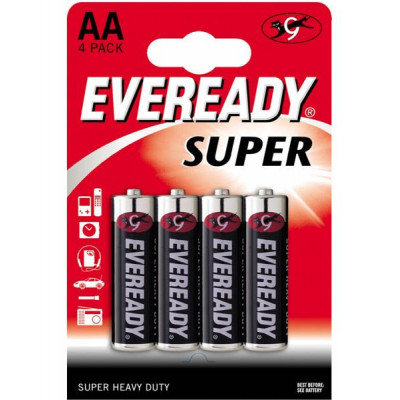 Батарейки EVEREADY SUPER R6 типа AA  - 4 шт.