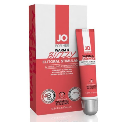 Клиторальный крем JO WARM   BUZZY CLITORAL GEL - 10 мл.