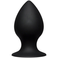 Чёрная анальная пробка Kink Ace Silicone Plug 4.5  - 11,43 см.