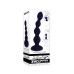 Фиолетовые анальные бусы с вибрацией и вращением Pleasure Orbit - 17,8 см.