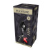 Серебристая анальная втулка с красным кристаллом Mini Metal Butt Plug Size S - 7 см.