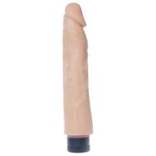 Телесный вибратор Real Skin - 23 см.