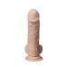 Телесный фаллоимитатор на присоске Real Skin Model 1 - 17,8 см.