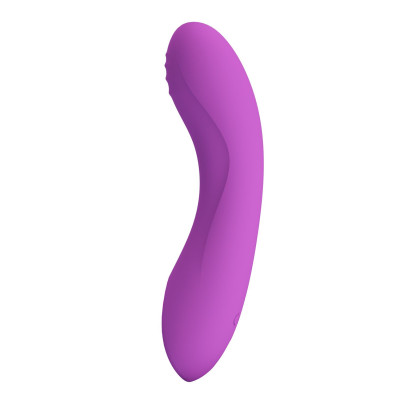 Фиолетовый мини-вибратор DJ Dick - 12,7 см.