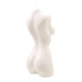 Белая интерьерная свеча в форме женского торса - 850 гр.