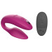 Розовый U-образный вибратор для пар We-Vibe Sync 2