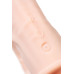 Телесный анально-вагинальный вибратор RealStick Silicone Jason M - 18 см.
