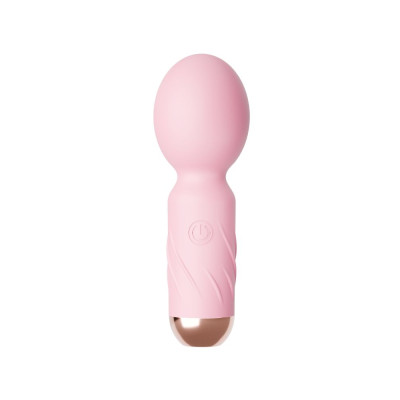 Нежно-розовый мини-вибратор Cute mini Wand