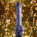 Фиолетовый вибратор на присоске с поступательными движениями Pleasure Rider - 22,2 см.