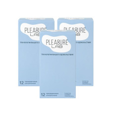 Набор из 3 упаковок ультратонких презервативов Pleasure Lab (по 12 шт.)