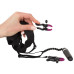 Женские вибростринги с зажимами для половых губ Spreader String with Vibrator