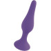 Фиолетовая анальная втулка Silcone Purple Plug Small - 10 см. Фиолетовая анальная втулка Silcone Purple Plug Small - 10 см.