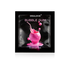 Саше съедобной оральной смазки OraLove с ароматом бабл-гам - 3 гр.