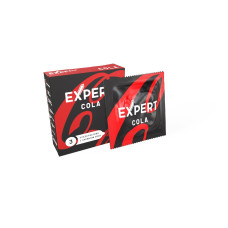 Презервативы с ароматом колы Expert Cola - 3 шт.
