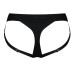 Черные трусики для насадок Heroine Lingerie Harness - size XL