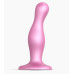 Розовая насадка Strap-On-Me Dildo Plug Curvy size M Розовая насадка Strap-On-Me Dildo Plug Curvy size M