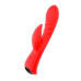 Красный перезаряжаемый вибратор-кролик - 19,1 см. Красный перезаряжаемый вибратор-кролик - 19,1 см.