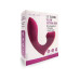 Сливовый вибромассажер с вакуумной стимуляцией клитора