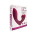 Ярко-розовый вибромассажер с вакуумной стимуляцией клитора