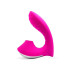 Ярко-розовый вибромассажер с вакуумной стимуляцией клитора