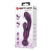 Сливовый двусторонний вибратор 2-в-1 All Rounder - кролик и wand