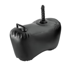 Черное надувное кресло с платформой для фиксации дилдо Body Dock Inflatable Love Seat Черное надувное кресло с платформой для фиксации дилдо Body Dock Inflatable Love Seat