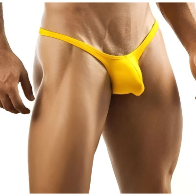 Желтые мужские трусы-стринги