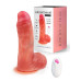 Телесный силиконовый вибратор-реалистик - 16,5 см.