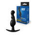 Черная фигурная анальная втулка - 8,5 см. Черная фигурная анальная втулка - 8,5 см.