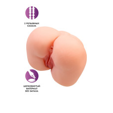 Реалистичный мастурбатор-попка с 2 любовными входами Реалистичный мастурбатор-попка с 2 любовными входами