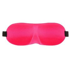 Розовая глухая маска на резинке