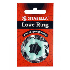 Цветное эрекционное кольцо с 5 бусинами Love Ring