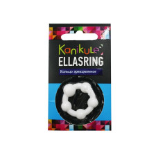 Цветное эрекционное кольцо с шариками Ellasring
