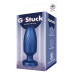 Синяя анальная пробка 4 Inch Silicone Anal Plug - 12 см.